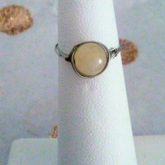 Genuine Citrine Crystal Healing Ring - Picture 2 of 2