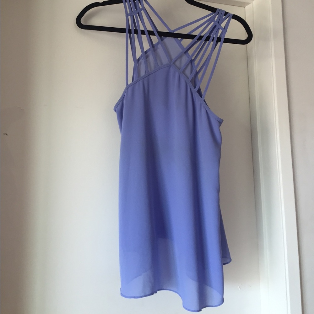 Lavender flowy tank