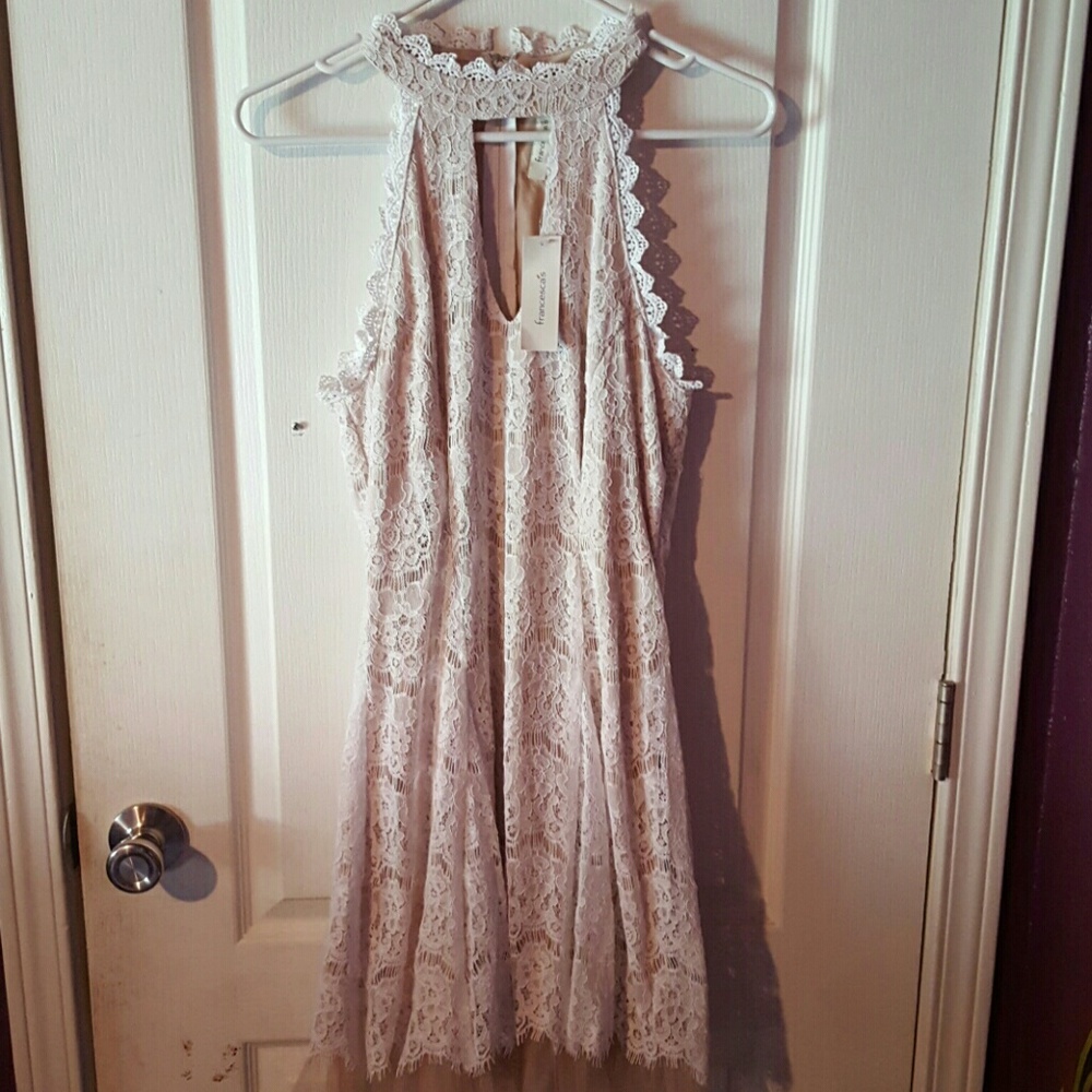 Francesca Keyhole Lace Dress