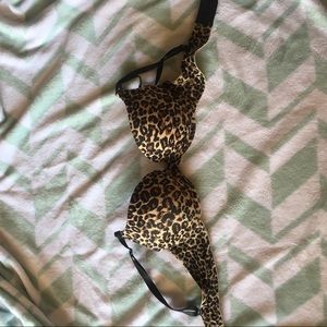 Cheetah push up bra