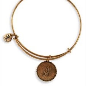Alex and Ani Initial "A" Expandable Wire Bangle
