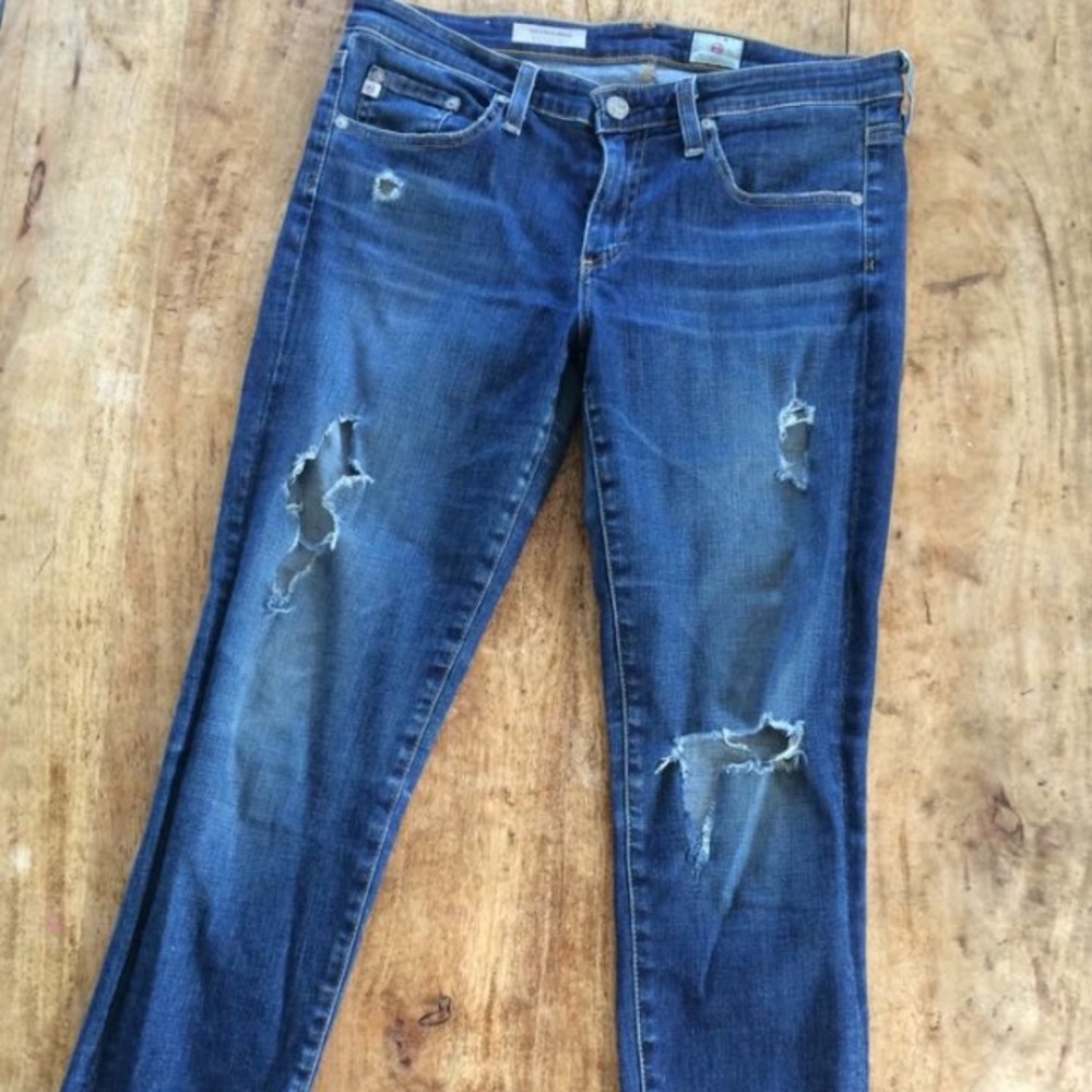 AG Stevie ankle distressed