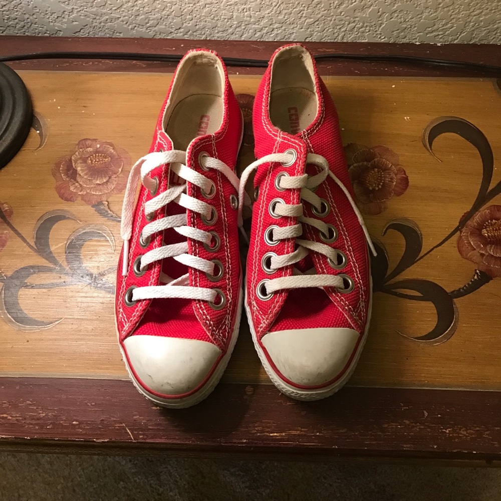 Red converse Allstars