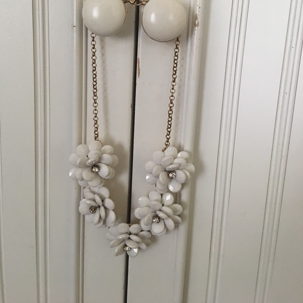 J.Crew flower statement necklace!