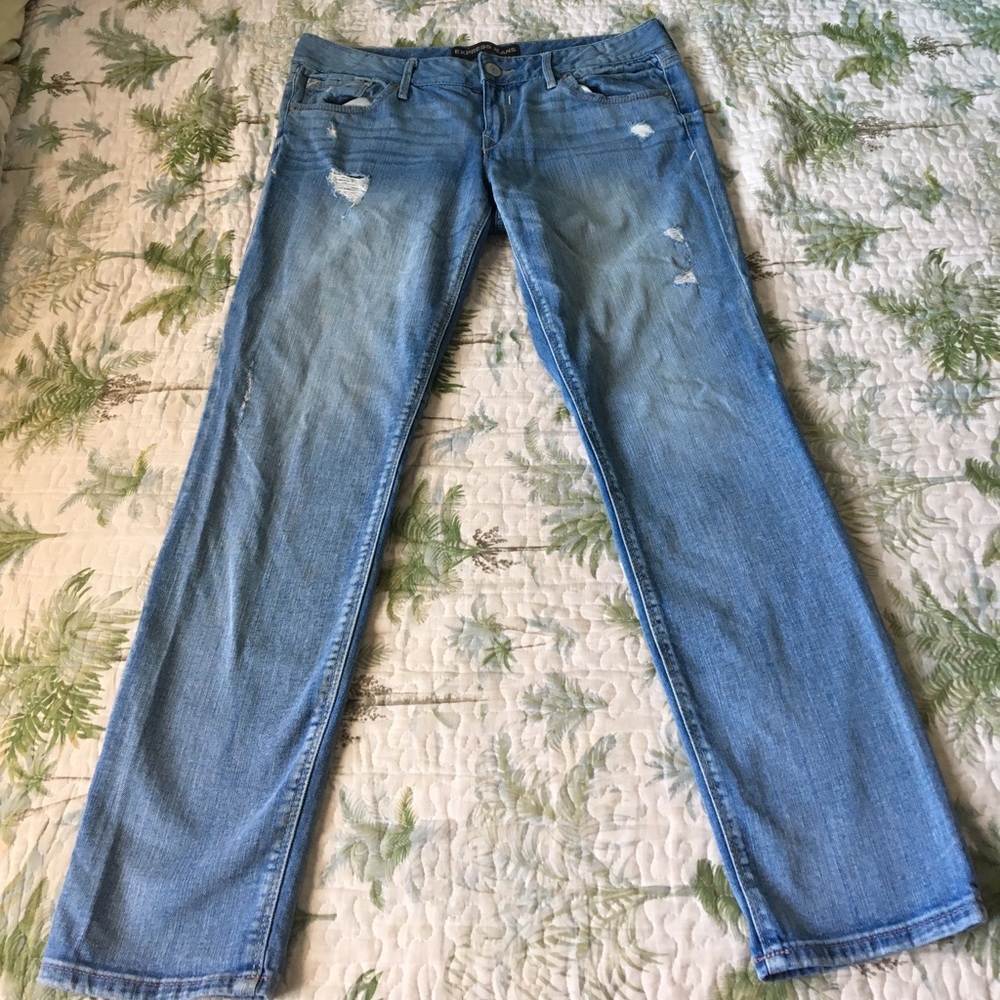 Express Ankle Skinny Stella Lowrise Jeans