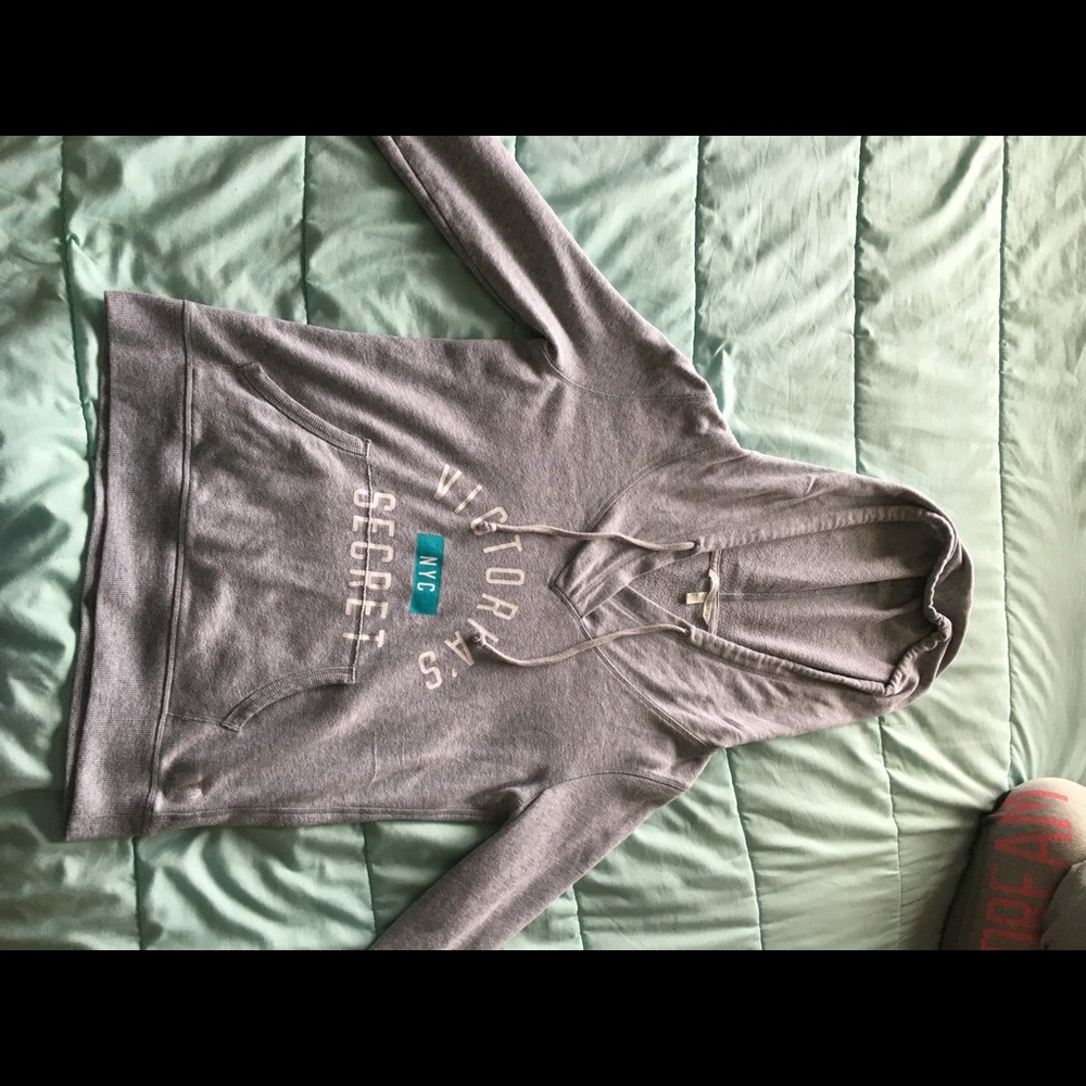 Grey Victoria secret hoodie