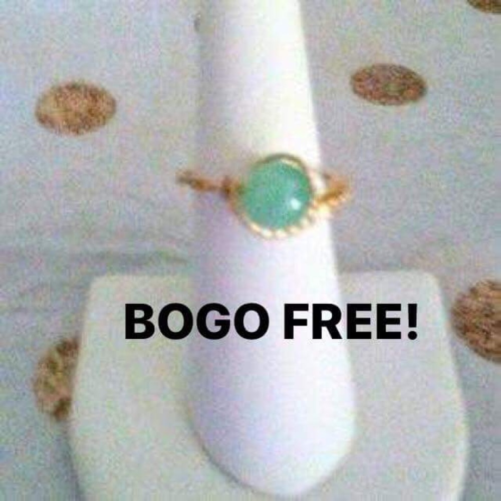 🔴Genuine Light Aventurine Crystal Healing Ring