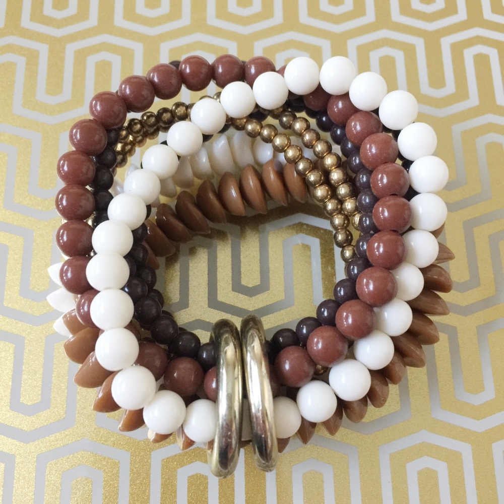 Layered Beaded Bracelets