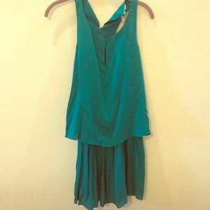 BCBG turquoise mini dress