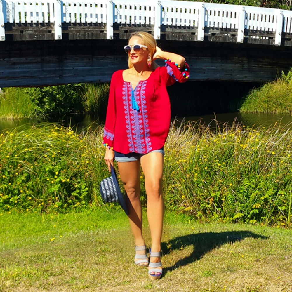 BOHO Chic tunic top - Picture 3 of 4