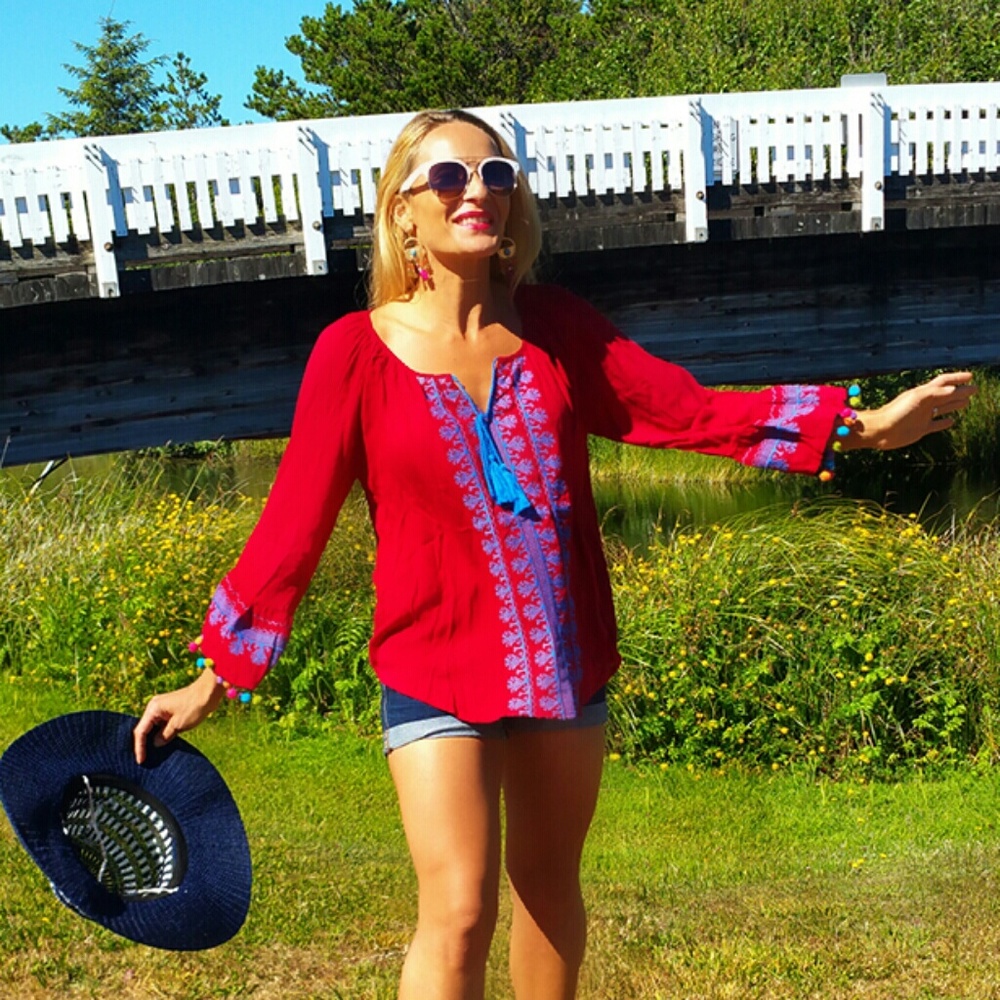 BOHO Chic tunic top - Picture 2 of 4