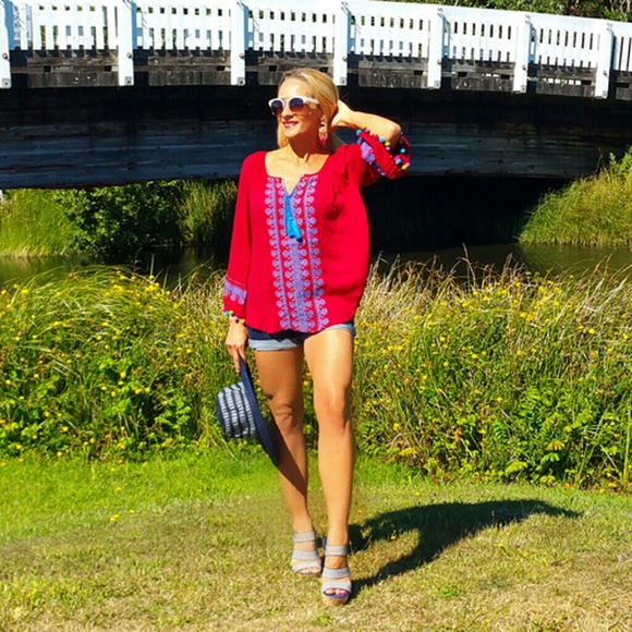 BOHO Chic tunic top - Picture 3 of 4