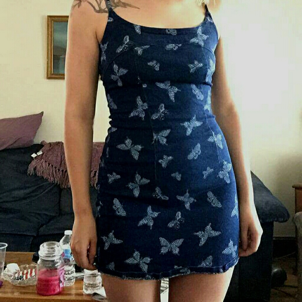 Vintage butterfly dress