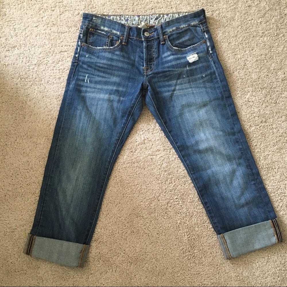 🍀Lucky Brand - Sienna Tomboy Ankle Crop jeans
