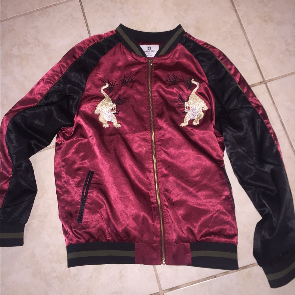 Satin Varsity Jacket
