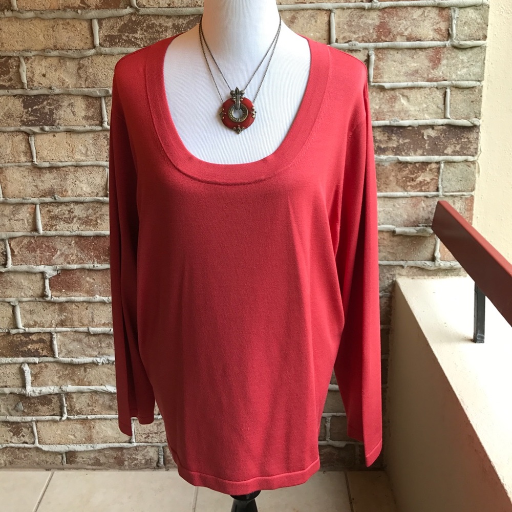 Talbots Rust Sweater