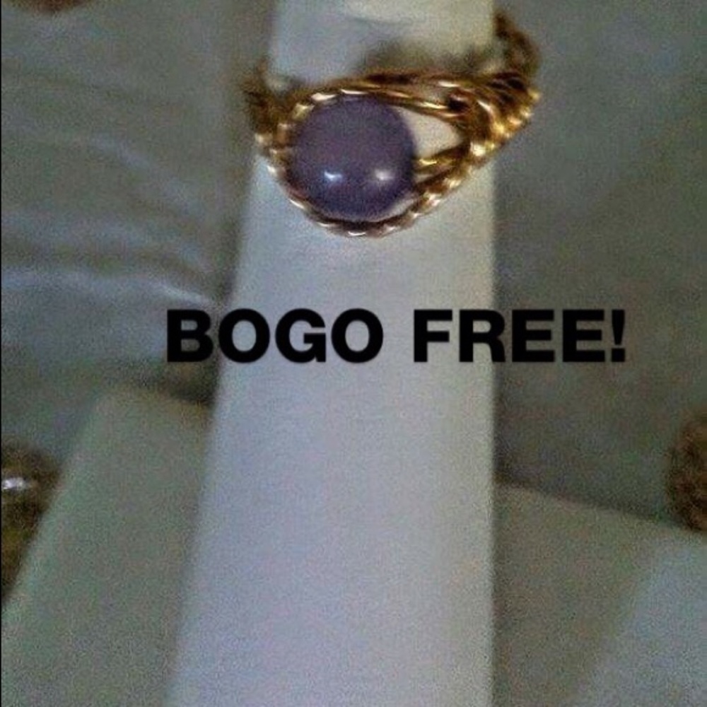 🔴Genuine Purple Quartz Healing Ring