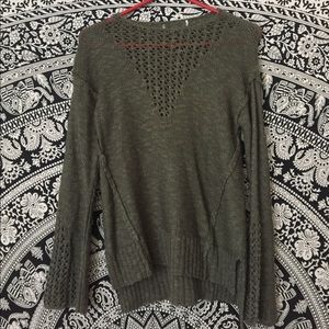 Like new! Green bohemian sweater