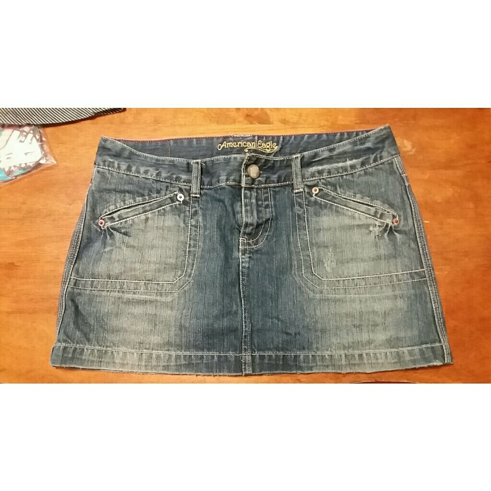 American  Eagle Jean Skirt