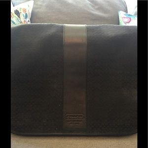 Black Coach Messenger Bag