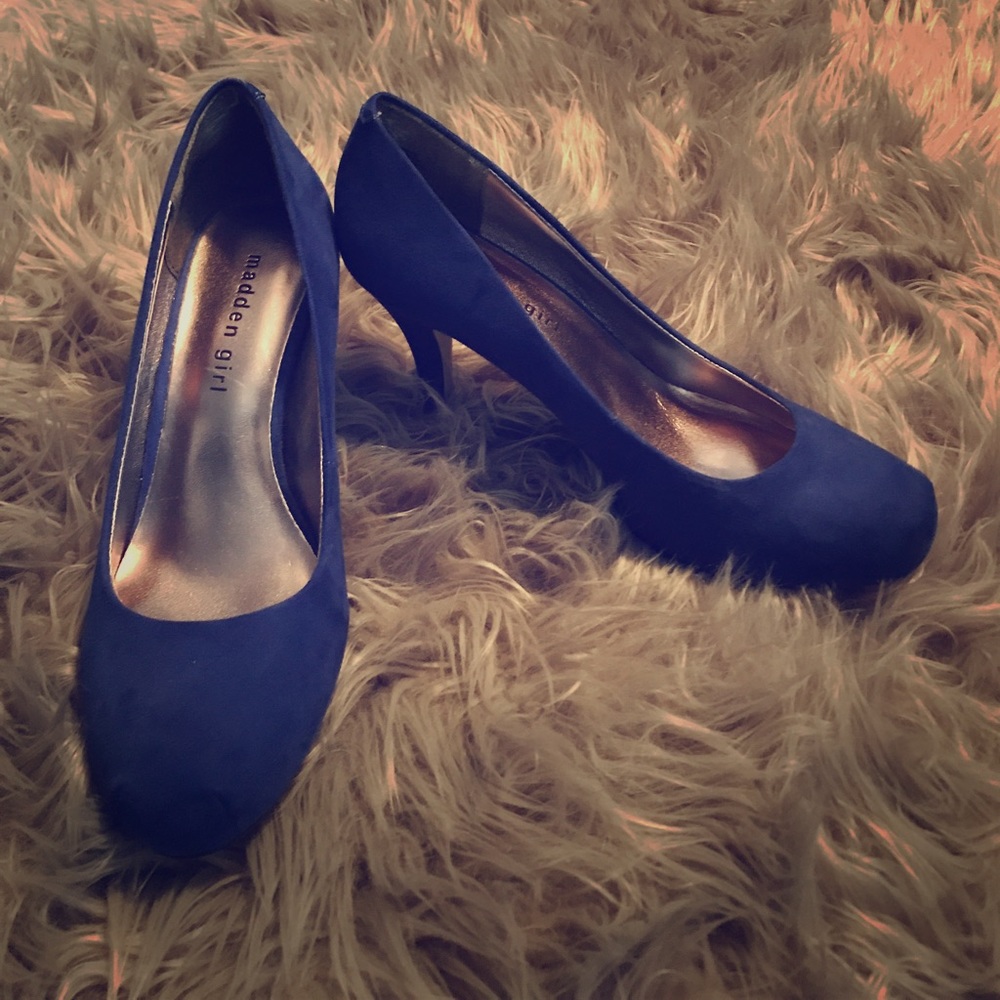 Blue Madden Girl Heels