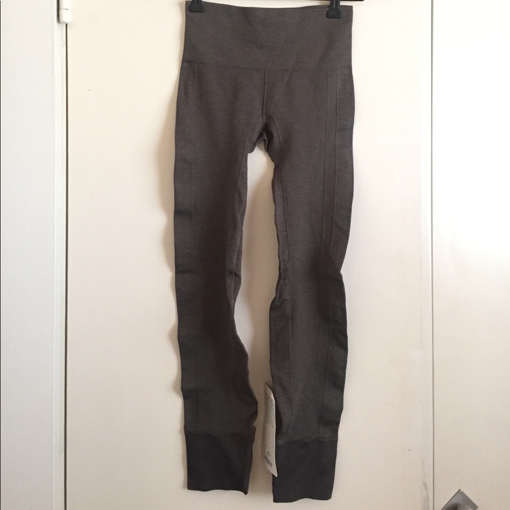 Grey Lululemon Ebb to street pant