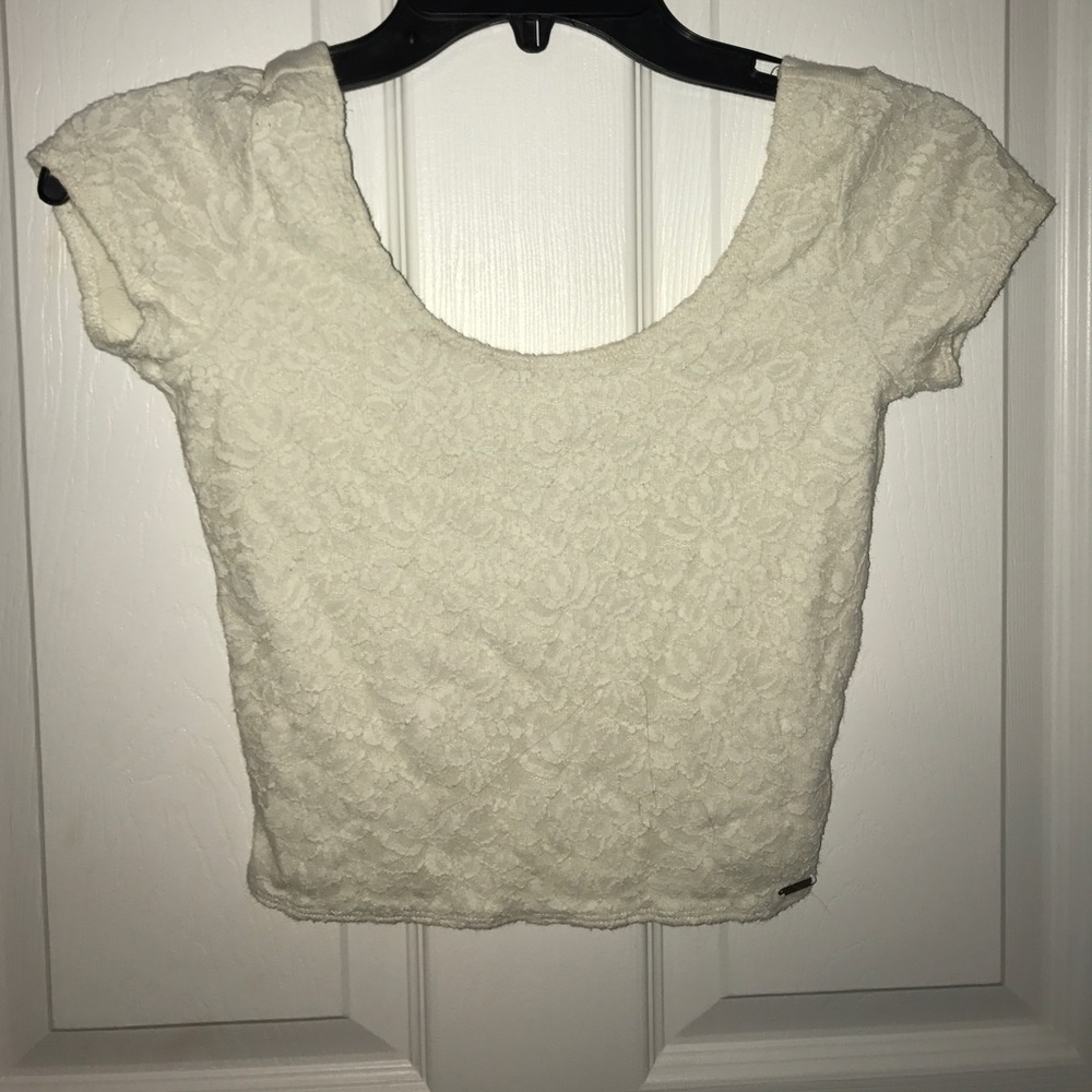 lace crop top