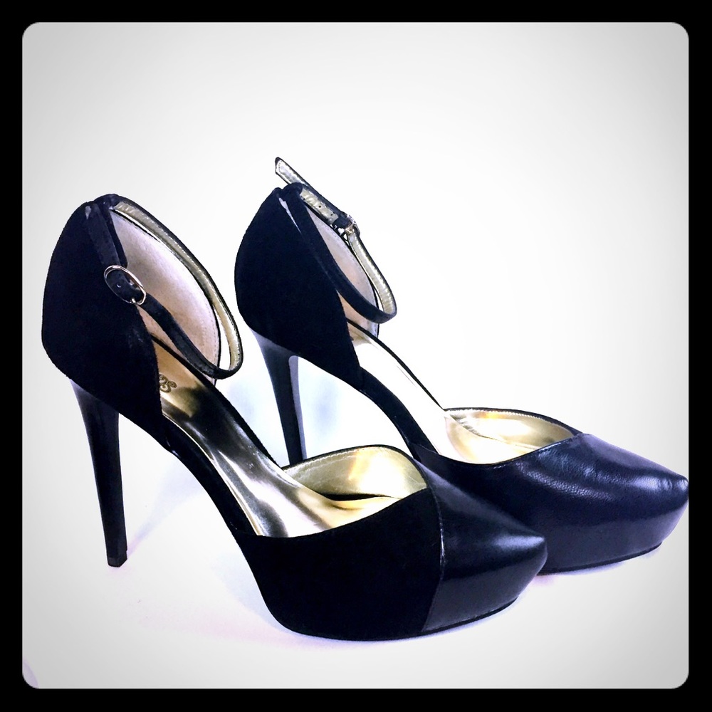 New Carlos Santana ankle strap platform heels