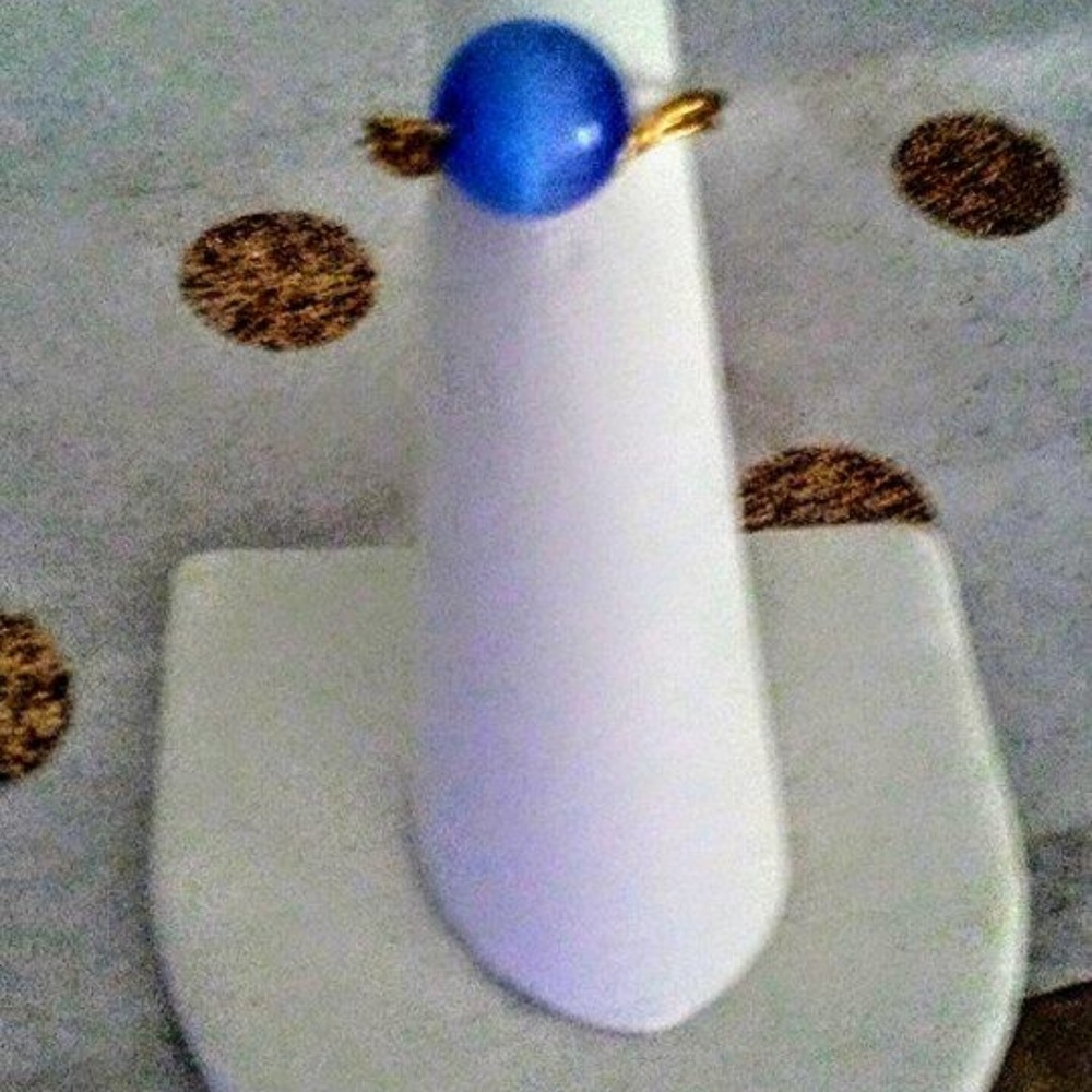 🔴Genuine Blue Quartz Crystal Healing Ring