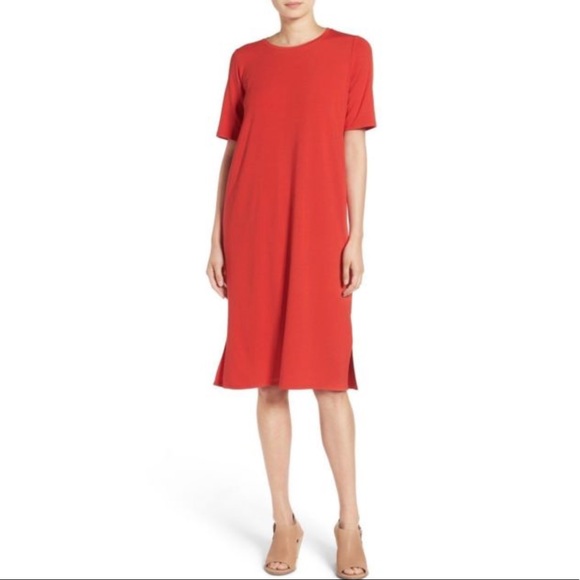 Eileen Fisher viscose jersey dress - Picture 2 of 4