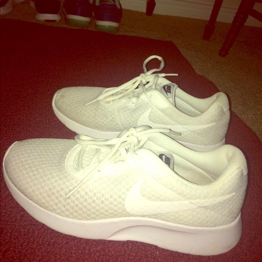 Nike white shoes
