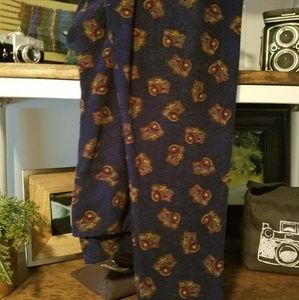 Lularoe navy TC camera leggings