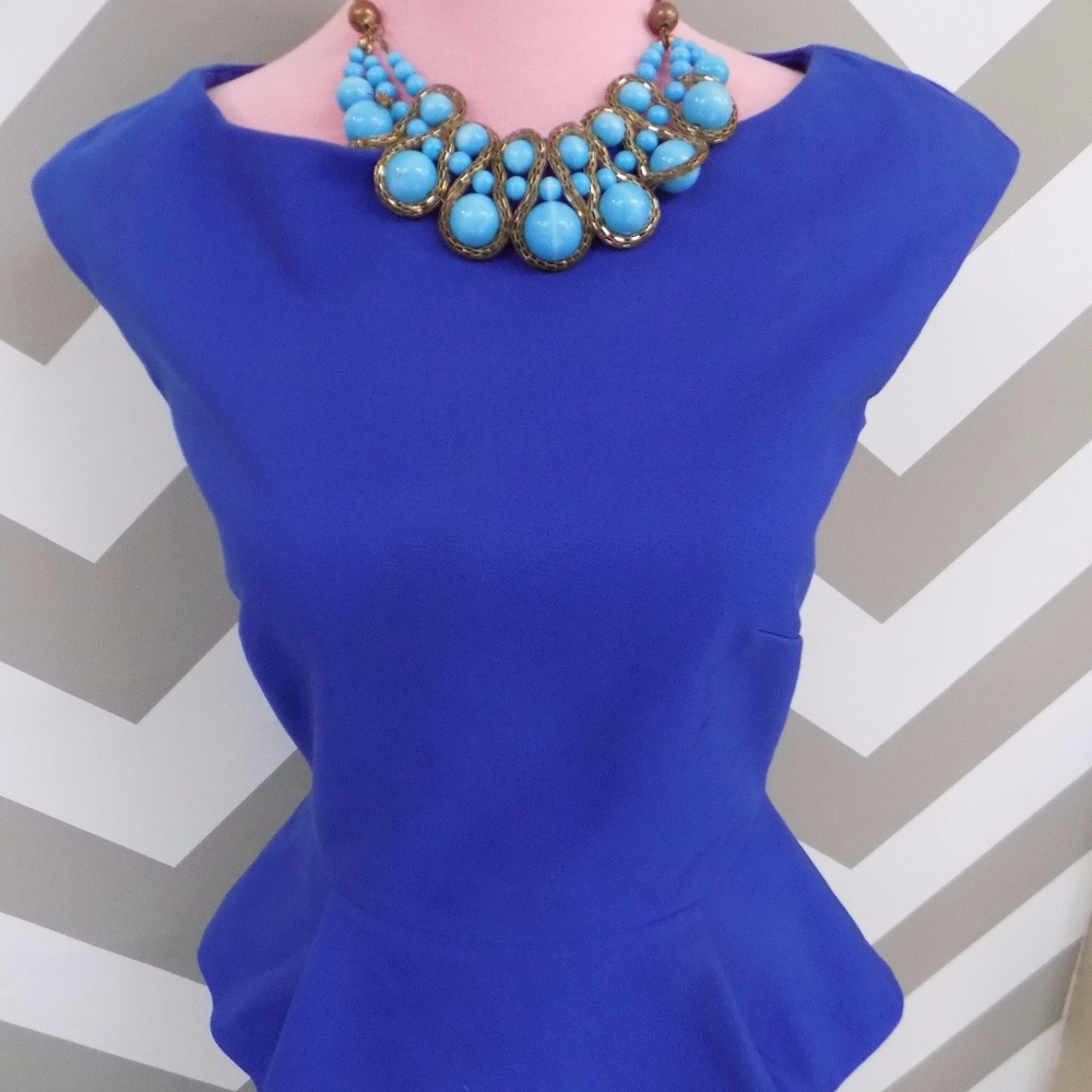French Connection, Size 2 Stunning Blue Dress