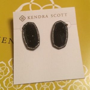 ISO Kendra Scott Black Drusy Elsie studs