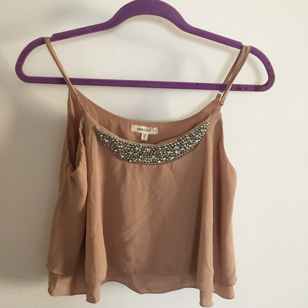 Sparkly crop top