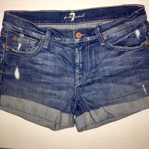 Seven jean shorts