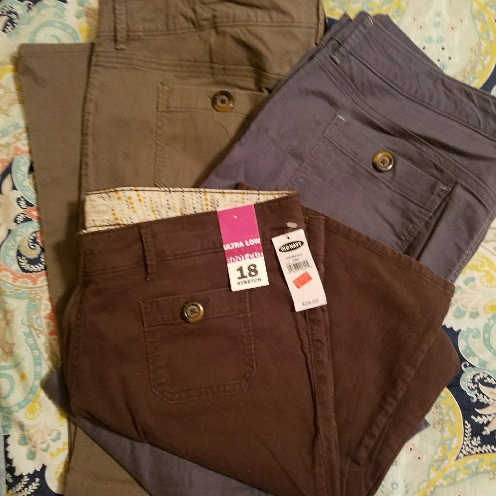 3pr Old navy pants 18
