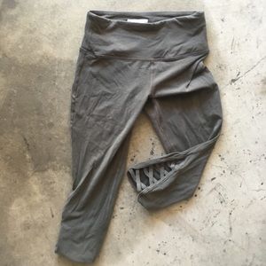 Dark army green leggings
