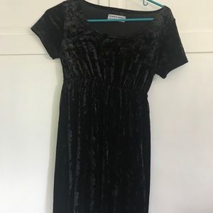 American Apparel Dresses - american apparel black velvet dress American Apparel Dresses - american apparel black velvet dress