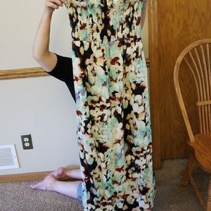 Strapless Maxi Dress