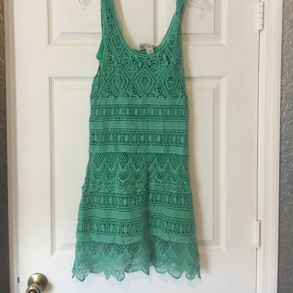 American Rag Mint Green Lace Dress