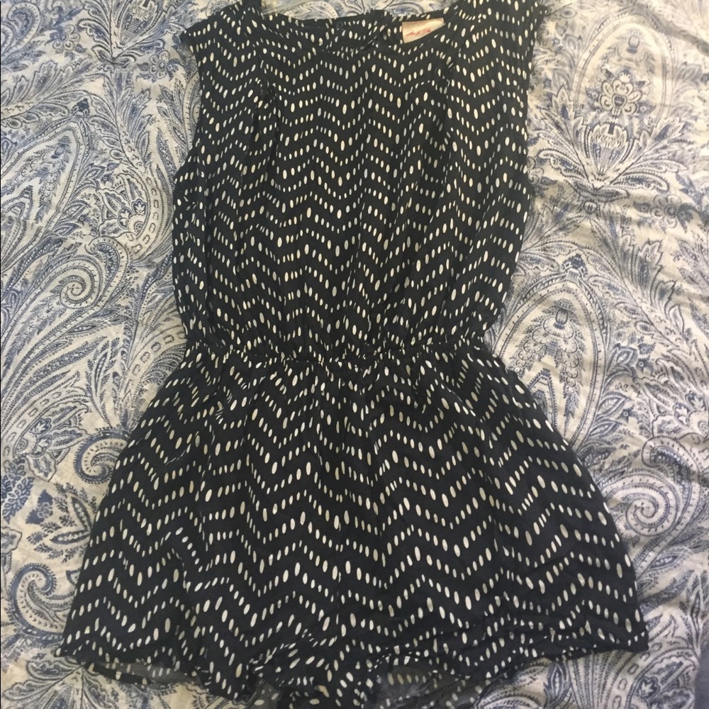 Open back romper