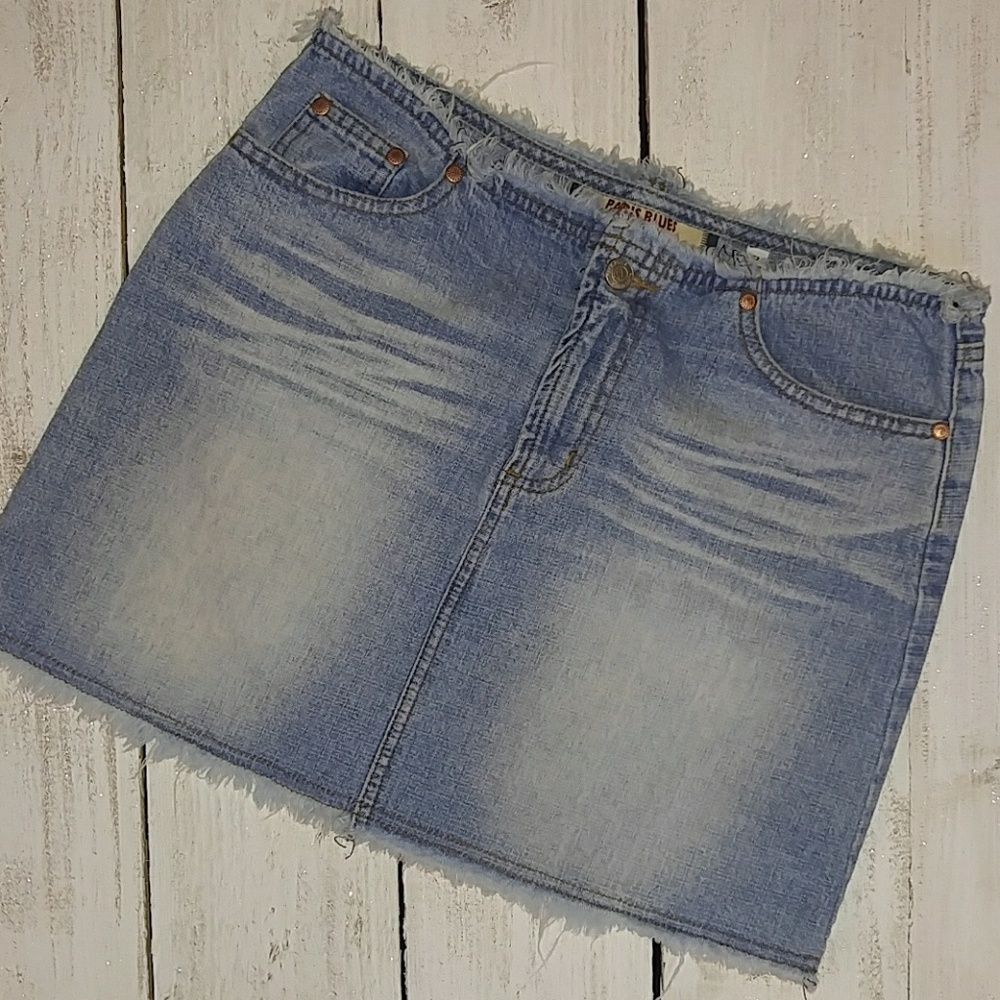 Paris Blues Originals Denim mini skirt