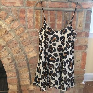 Leopard Show Me Your MuMu Tunic/Mini Dress Size M