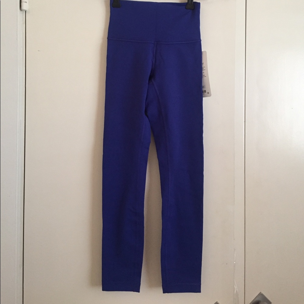 Blue Lululemon high times pant (7/8)