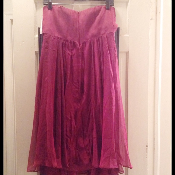 LAST CHANCE Silk empire waist dress 10 cocktail - Picture 3 of 7