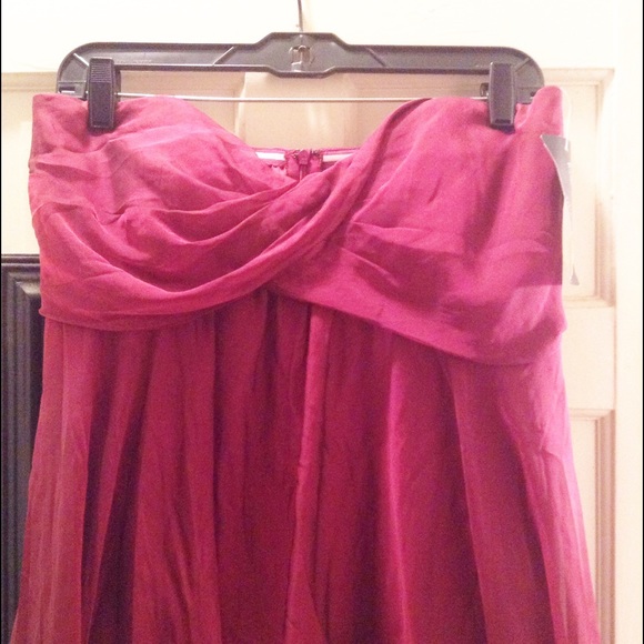 LAST CHANCE Silk empire waist dress 10 cocktail - Picture 4 of 7