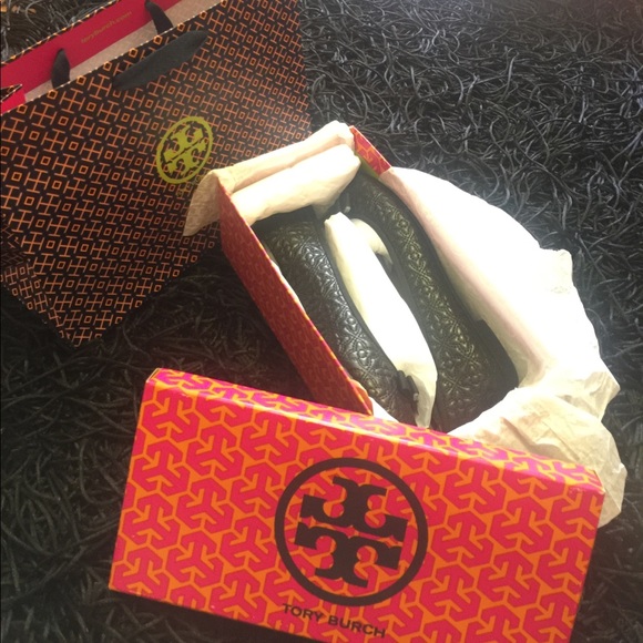 NWT Tory Burch Bryant Quilted Ballet Flat black - Picture 4 of 8