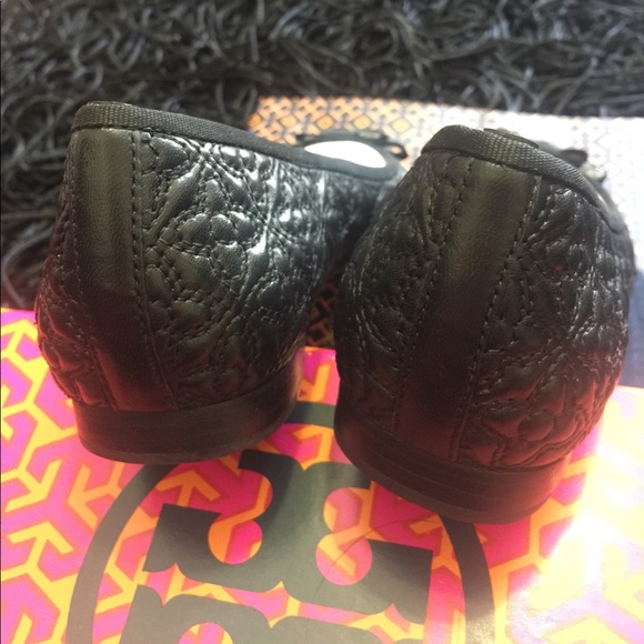 NWT Tory Burch Bryant Quilted Ballet Flat black - Picture 6 of 8
