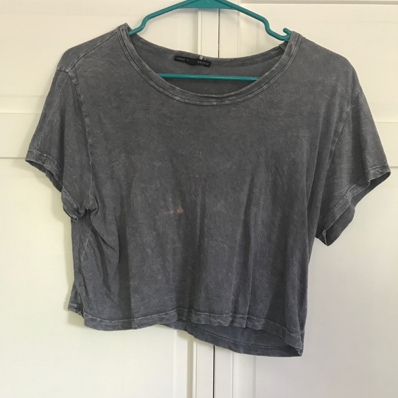 Urban Outfitters Tops - Truly Madly Deeply Grey Crop Top Urban Outfitters Tops - Truly Madly Deeply Grey Crop Top